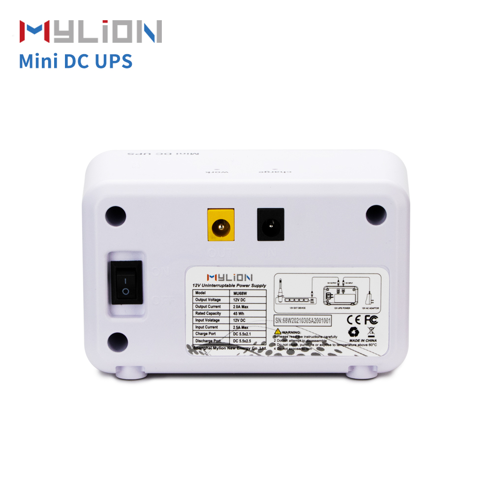 Mylion Mini UPS 12V 2A Lithium ion Battery Backup MU634 75Wh - Image 8