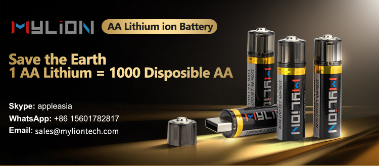 AA USB battery