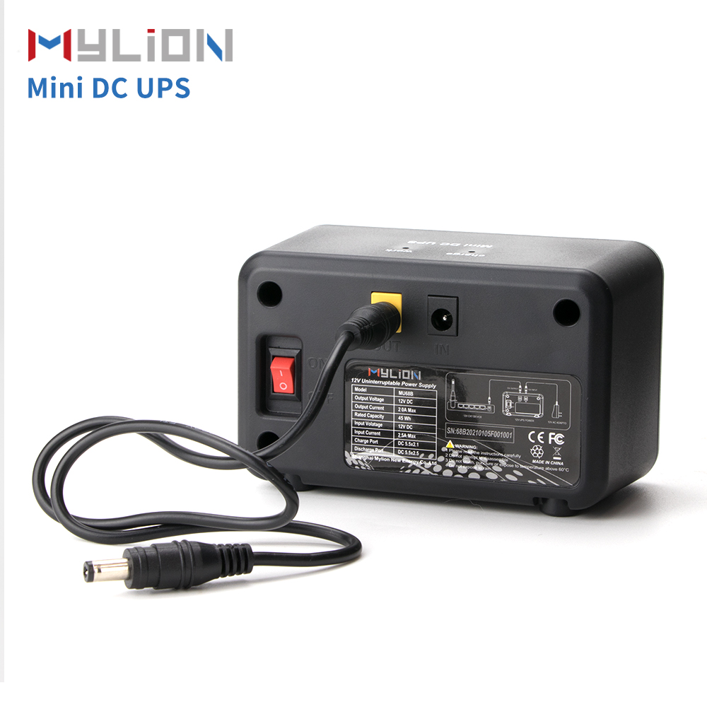 Free Shipping Mylion CE FCC Certified 12V Mini UPS 8000mAh MU48B - Image 4