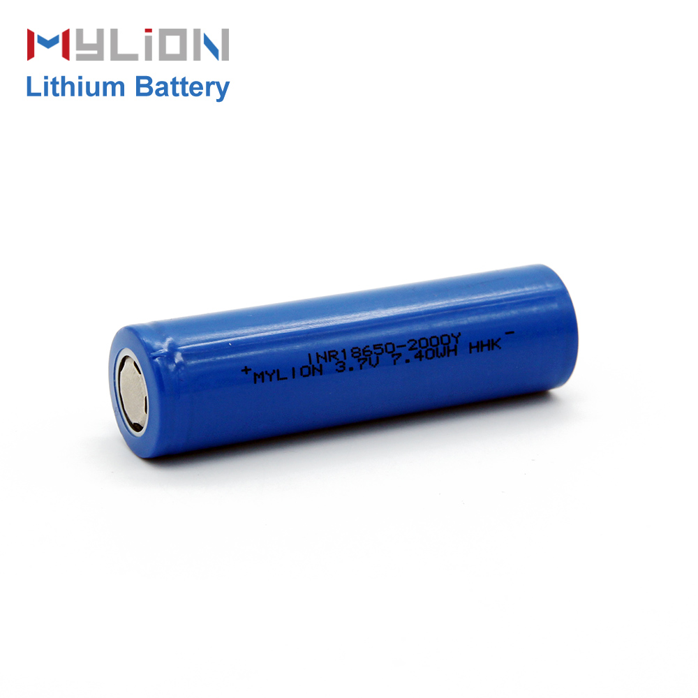 Mylion li-ion 3.7v 2000mAh 7.4Wh 18650 cell Real capacity lithium ion rechargeable battery for battery pack - Image 2