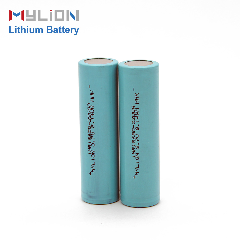 Mylion factory li-ion battery 2.2ah 18650 cell 3.7V 2200mah 18650 lithium rechargeable battery cell for flashlight - Image 6