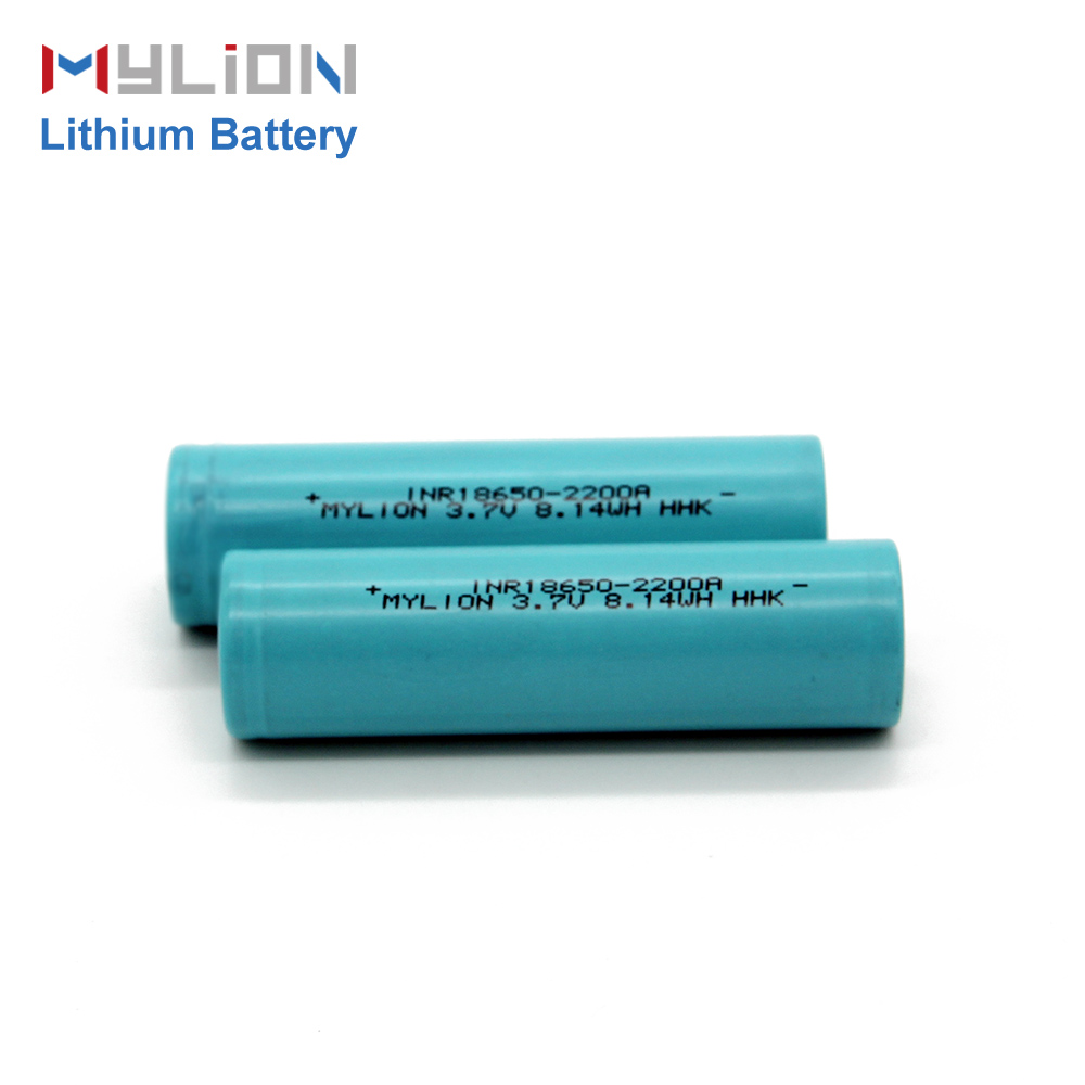 Mylion factory li-ion battery 2.2ah 18650 cell 3.7V 2200mah 18650 lithium rechargeable battery cell for flashlight - Image 5