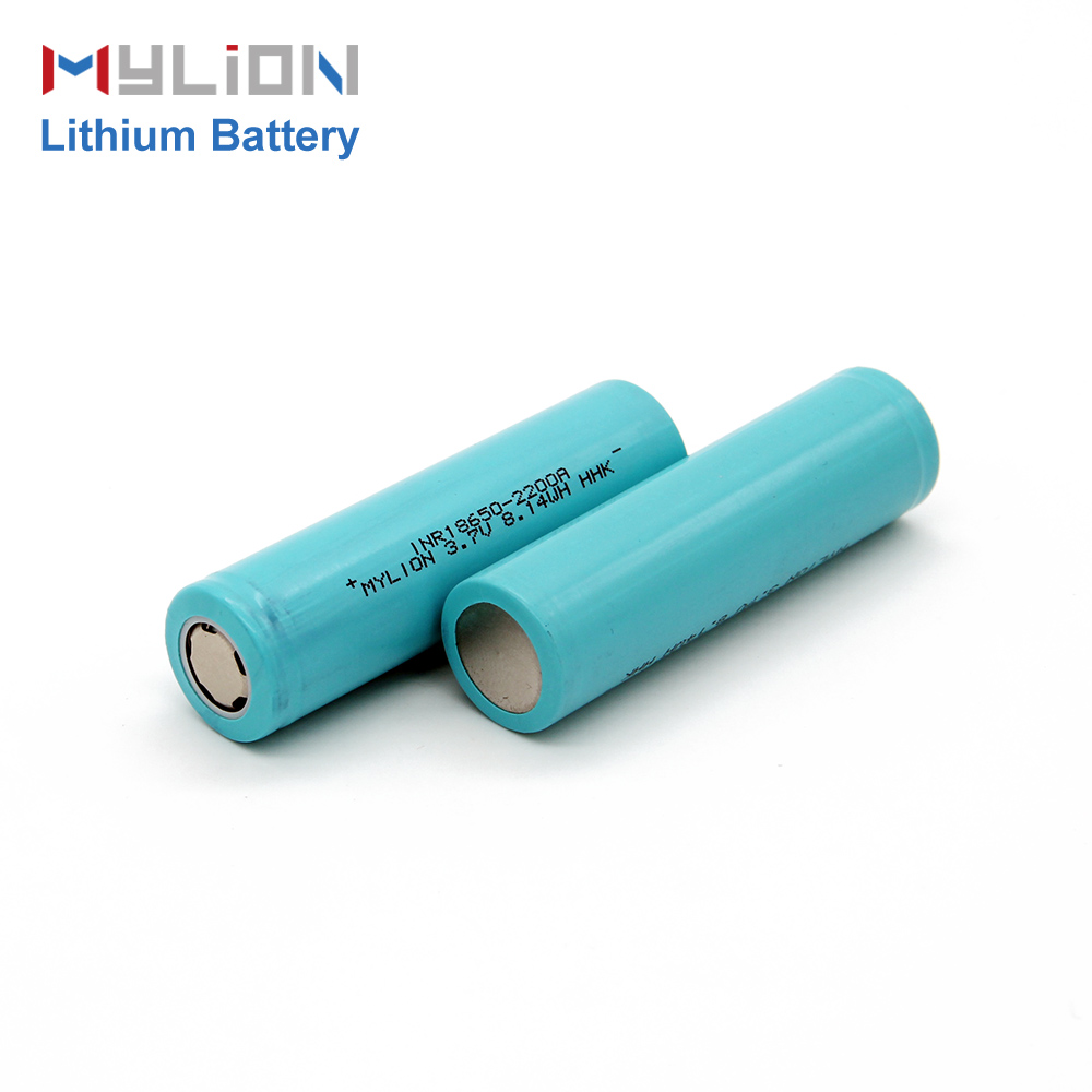 Mylion factory li-ion battery 2.2ah 18650 cell 3.7V 2200mah 18650 lithium rechargeable battery cell for flashlight - Image 4