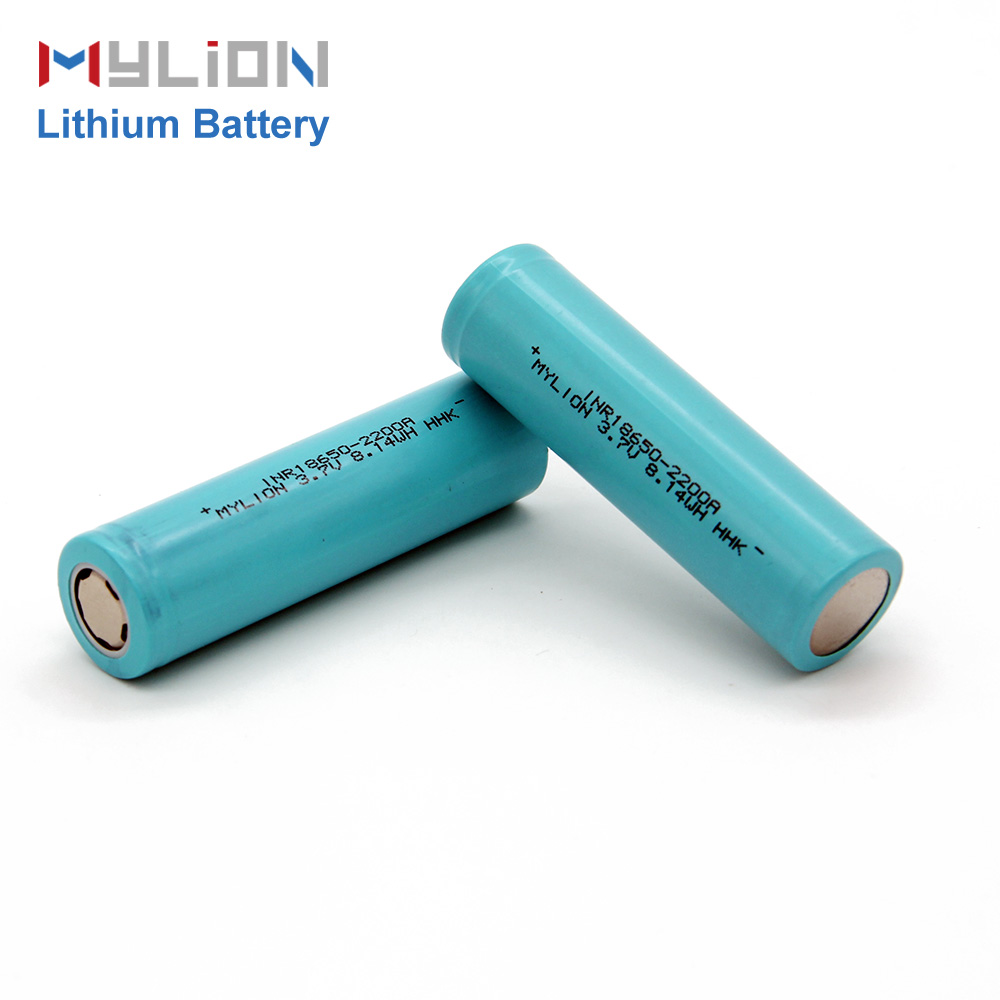 Mylion factory li-ion battery 2.2ah 18650 cell 3.7V 2200mah 18650 lithium rechargeable battery cell for flashlight - Image 3