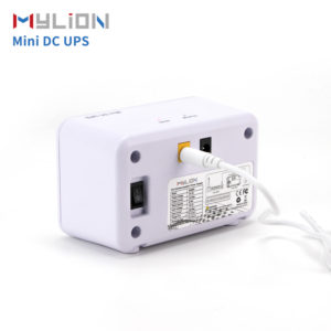 Mylion Mini DC UPS MU26W 12V 2A 5200mah 19.24wh lithium ion battery backup