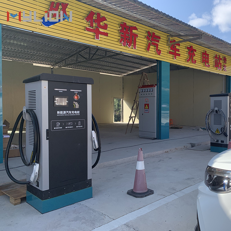 Mylion china charging pile 30kw/60kw/120kw/180kw solar carport charging pile ev charging pile for electric vehicles - Image 2