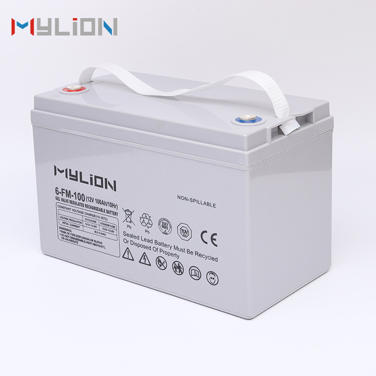 Mylion 12V 100Ah 1200Wh Lead Acid Battery AGM Battery GEL Solar Batteries For Solar Energy System