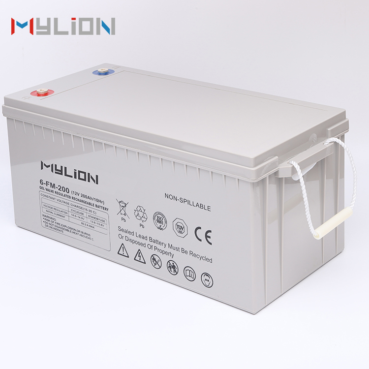 Mylion 12V200Ah Deep Cycle Storage Battery The Best Rechargeable GEL Sealed 12V 200Ah Solar Battery