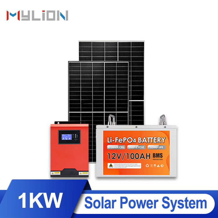 Solar Power System 1kw 1000W Storage Power Station For Residential