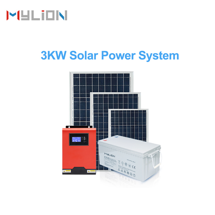Low Cost Solar Energy System 3KW Off Grid Hybrid Inverter MPPT 3.6KW Battery 1200W Solar Panel Kit - Image 2