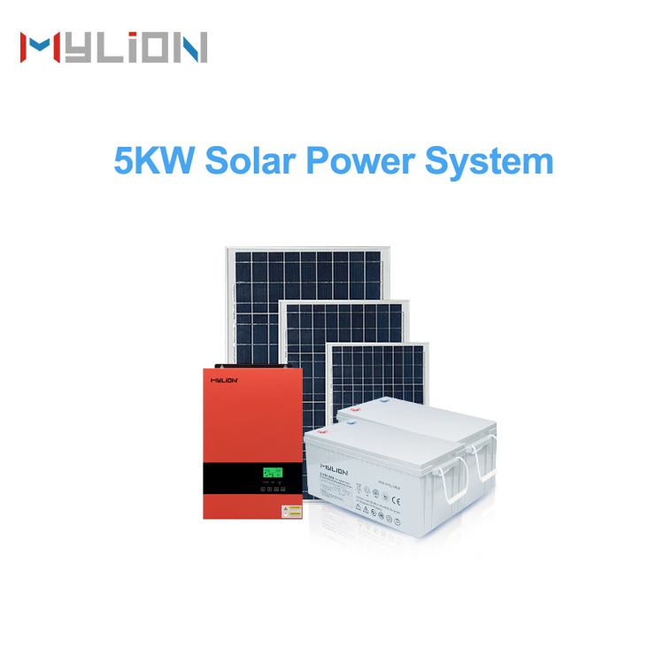 Best Seller Solar Energy System 5KW Off Grid Hybrid Inverter MPPT 7.2KW Battery 1800W Solar Panel Kit - Image 2