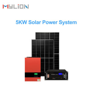 Solar Power Bank 5kw 5000W Storage Solar Power Station Off Grid Hybrid Inverter Solar Power System